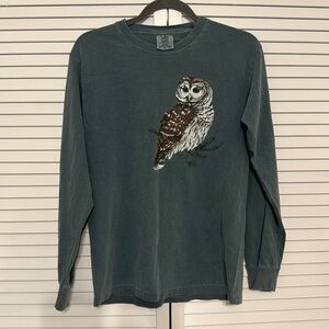 Vermont institute of natural science barred owl longsleeve Tshirt
